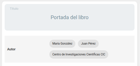 Author in metadata